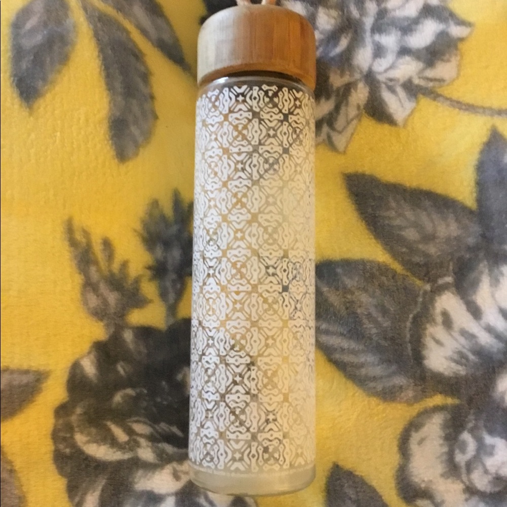 Glass water bottle